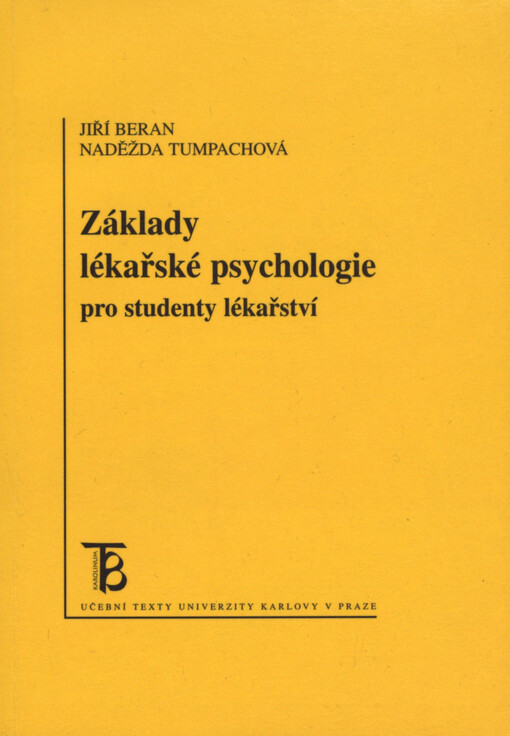 Základy lékařské psychologie pro studenty lékařství