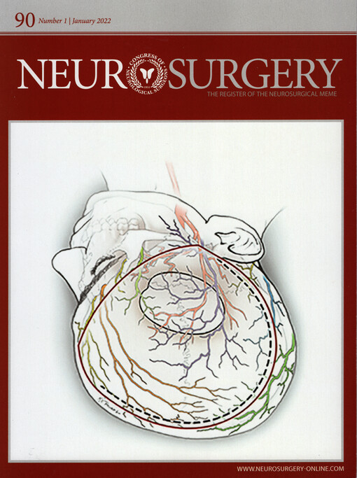 Neurosurgery : official journal of the Congress of Neurological Surgeons