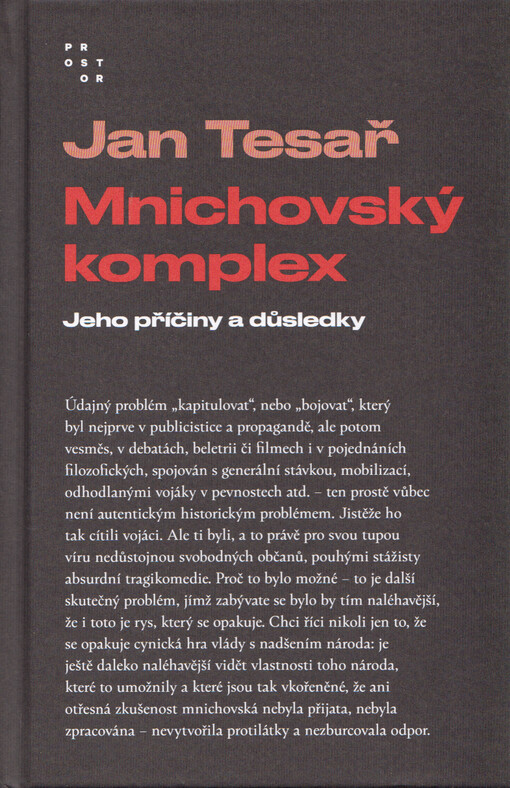 Mnichovský komplex : jeho příčiny a důsledky