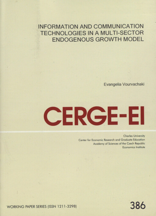 Information and Communication Technologies in a multi-sector Endogenous Growth Model