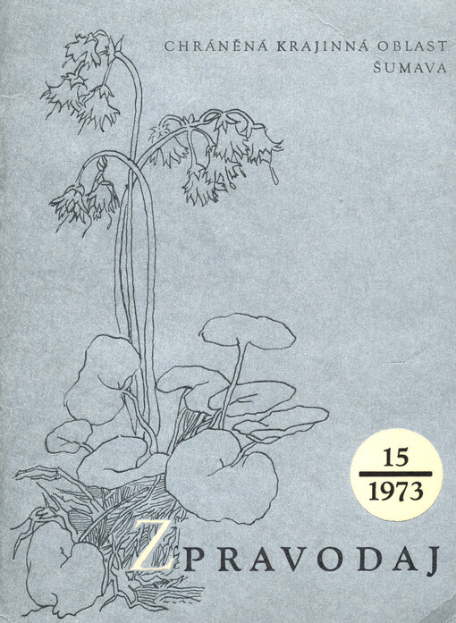 Zpravodaj : Chráněná krajinná oblast Šumava