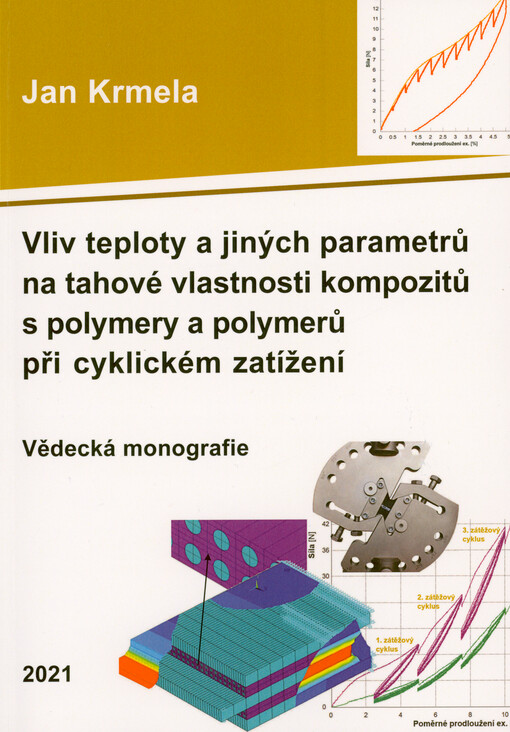 Vliv teploty a jiných parametrů na tahové vlastnosti kompozitů s polymery a polymerů při cyklickém zatížení = Vplyv teploty a iných parametrov na ťahové vlastnosti kompozitov s polymérmi a polymérov pri cyklickom zaťažení : vědecká monografie