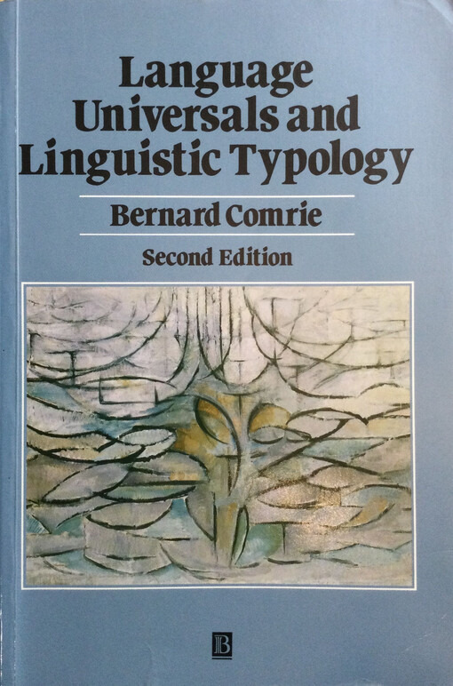 Language Universals Linguistic Typology: Syntax and Morphology