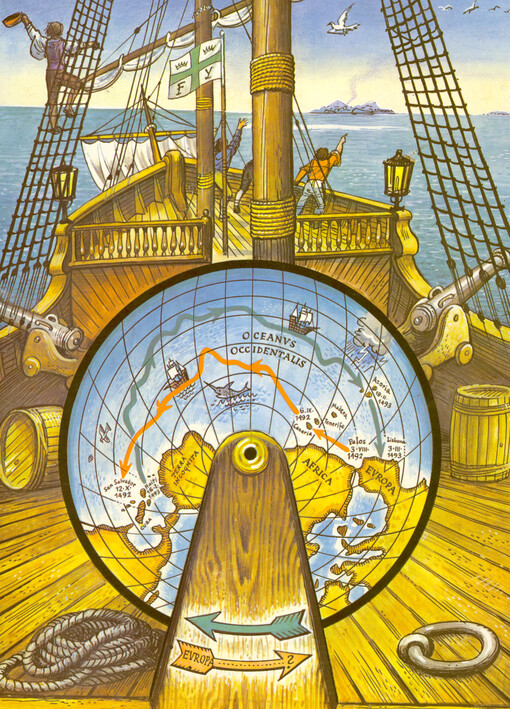 The fleet of Christopher Columbus