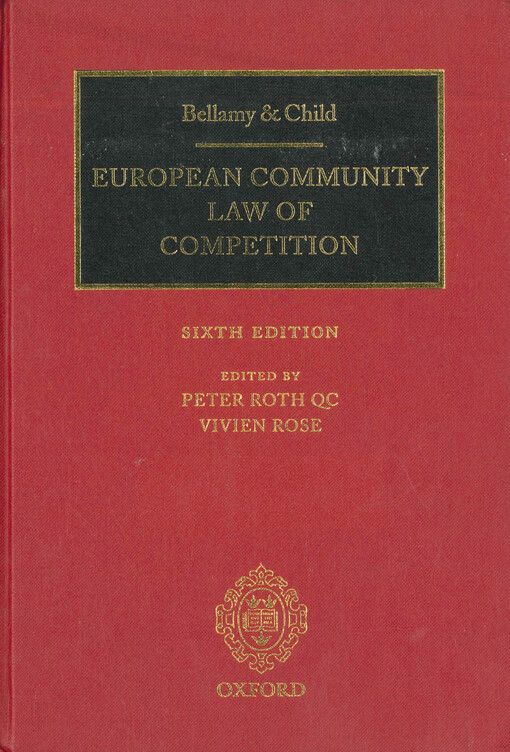 European community law of competition