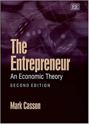 The Entrepreneur: An Economic Theory