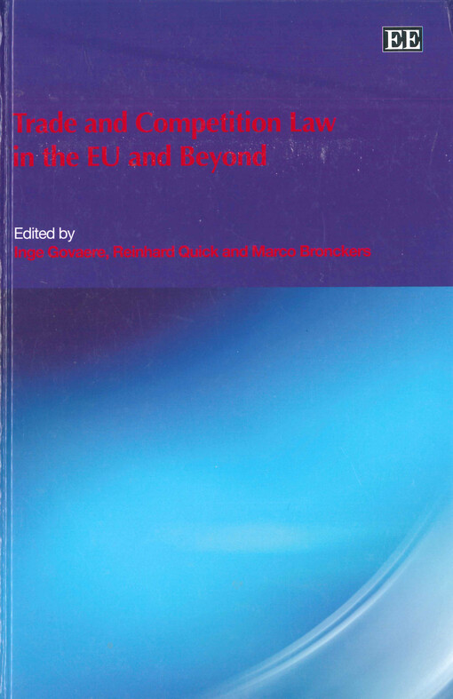 Trade and competition law in the EU and beyond