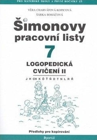 Šimonovy pracovní listy : předlohy pro kopírování. 7, Logopedická cvičení II