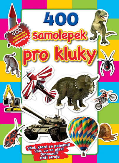 400 samolepek pro kluky