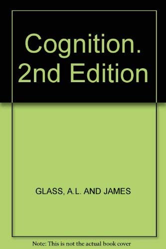 Cognition. 2nd Edition