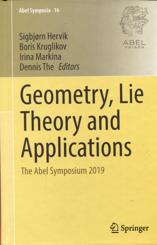 Geometry, Lie theory and applications : The Abel Symposium 2019