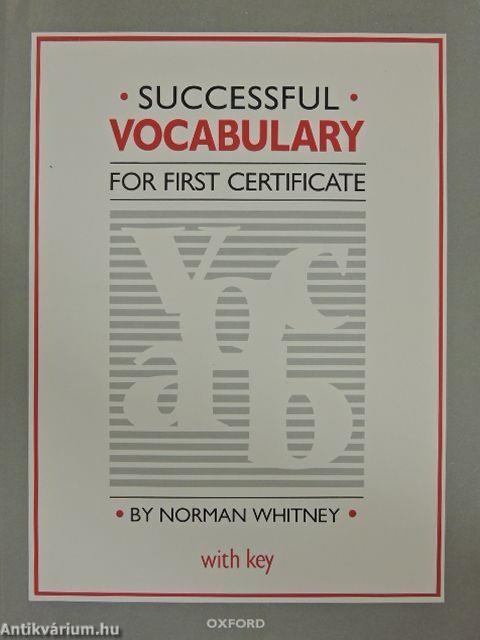 Successful : vocabulary for first certificate with key