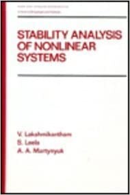 Stability Analysis of Nonlinear Systems (Chapman & Hall Pure and Applied Mathematics)