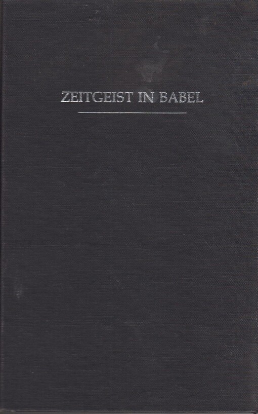 Zeitgeist in Babel: The Postmodernist Controversy (A Midland Book)