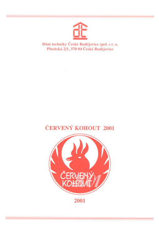 Červený kohout 2001 : 25.-26.4.2001 : [sborník přednášek]