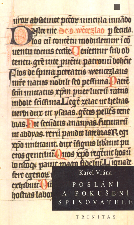 Poslání a pokušení spisovatele