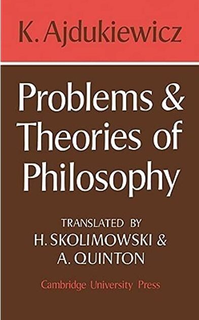 Problems and theories of philosophy