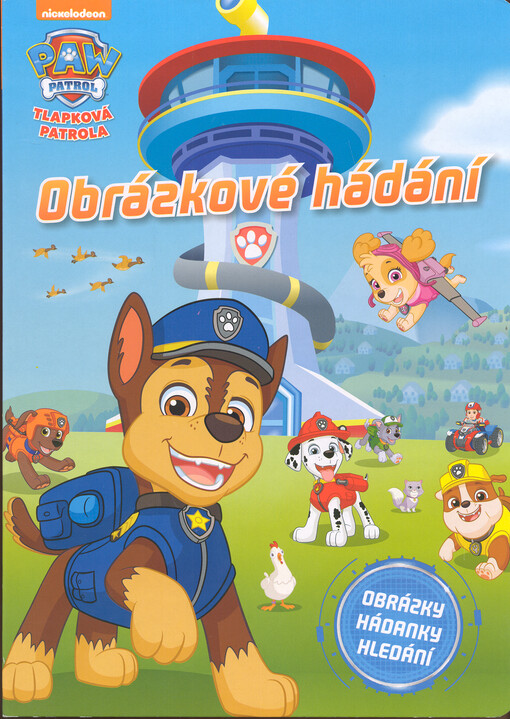 Tlapková patrola. Obrázkové hádání : obrázky, hádanky, hledání