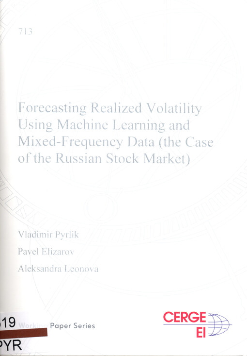 Forecasting realized volatility using machine learning and mixed-frequency data (the case of the Russian stock market)