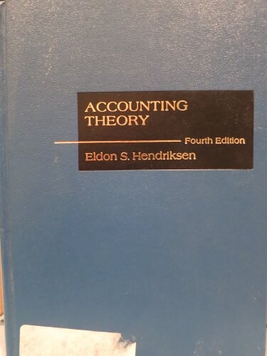 Accounting Theory (The Willard J. Graham series in accounting)