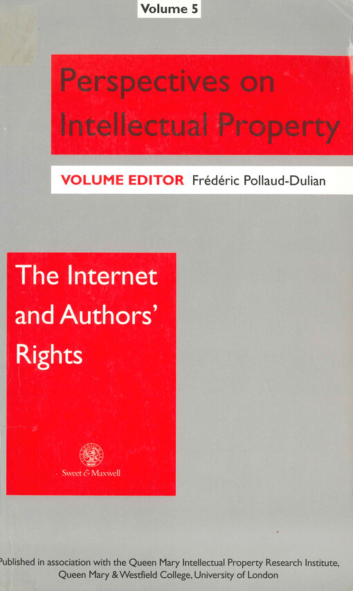 The internet and authors' rights
