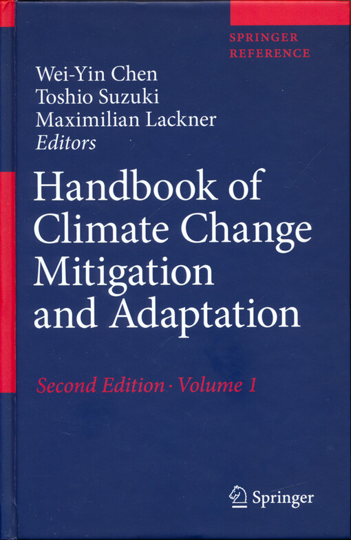 Handbook of climate change mitigation and adaptation. Volume 1