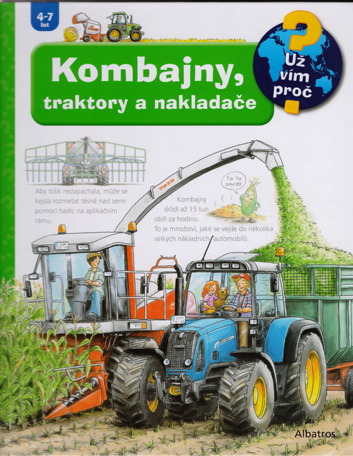 Kombajny, traktory a nakladače