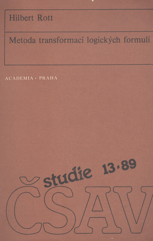 Metoda transformací logických formulí