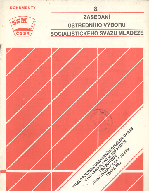 8. zasedání ústředního výboru Socialistického svazu mládeže