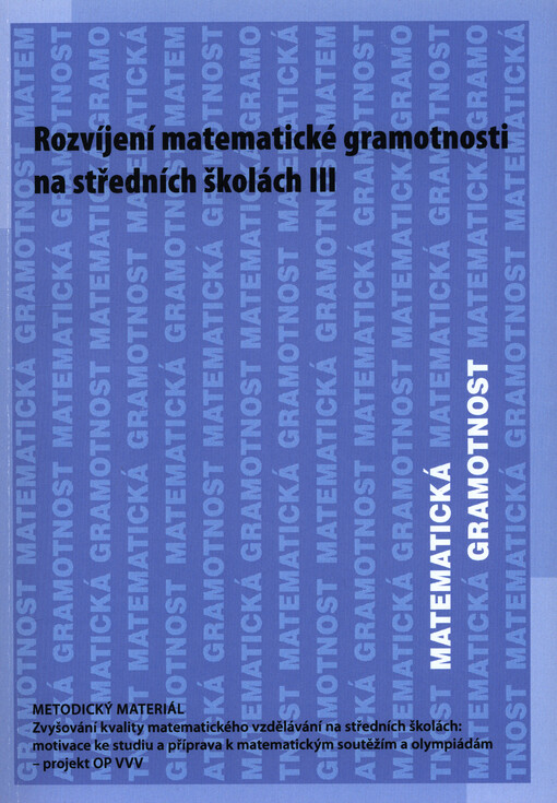 Rozvíjení matematické gramotnosti na středních školách