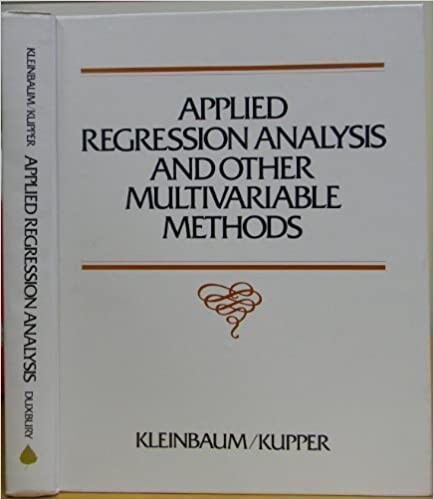 Applied Regression Analysis and Other Multivariable Methods
