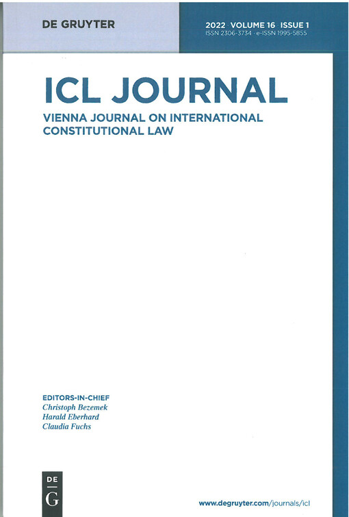 Vienna journal on international constitutional law
