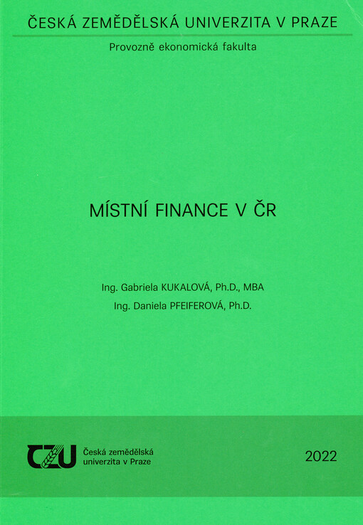 Místní finance v ČR