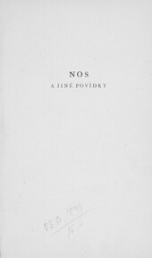 Nos a jiné povídky