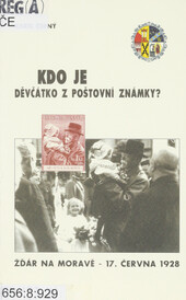 Kdo je děvčátko z poštovní známky? :paní Evě Haňkové, roz. Neugebauerové k 75. narozeninám