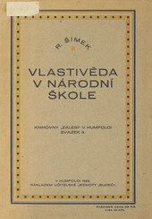 Vlastivěda v národní škole