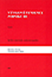 Vývojové tendence podniků III : specifický výzkum katedry podnikového hospodářství