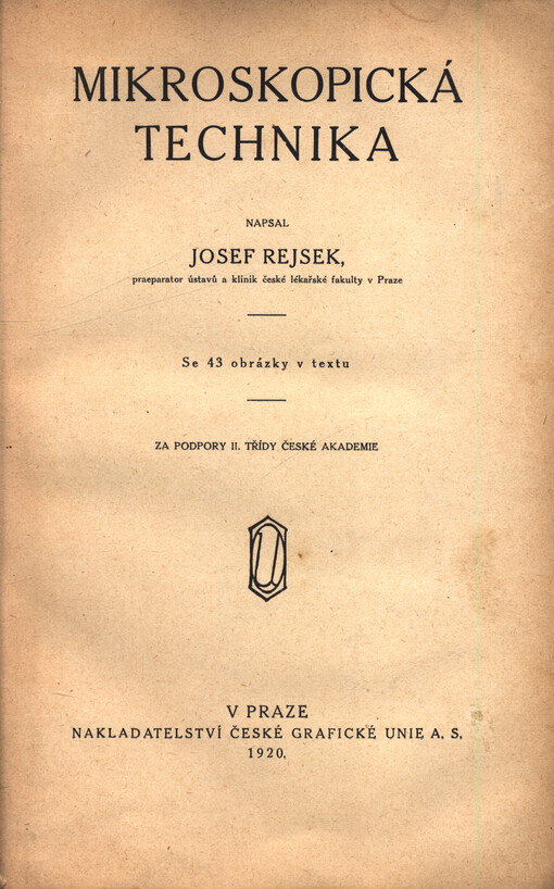 Mikroskopická technika