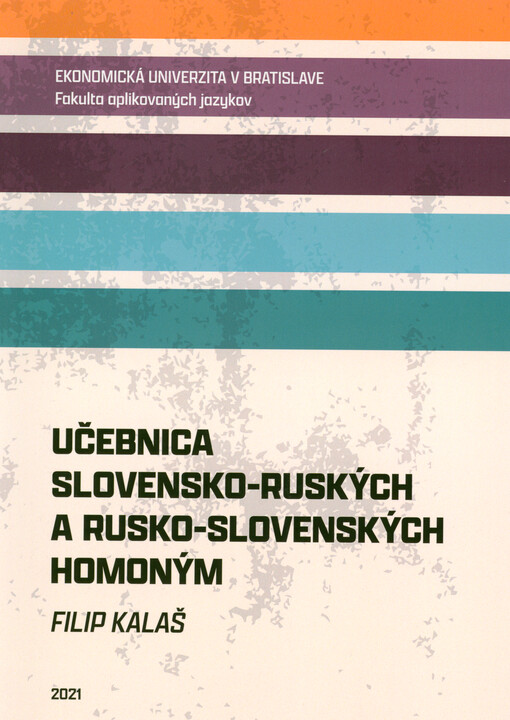 Učebnica slovensko-ruských a rusko-slovenských homoným