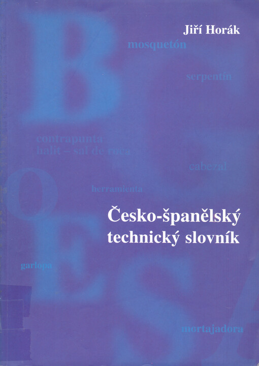 Česko-španělský technický slovník