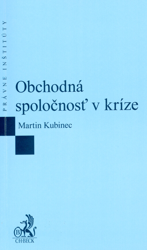 Obchodná spoločnosť v kríze