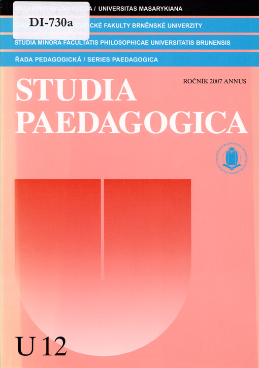 Studia paedagogica.