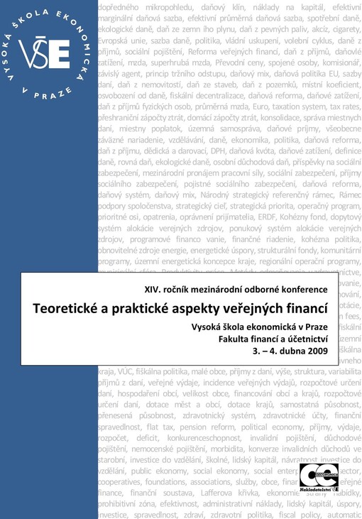 Teoretické a praktické aspekty veřejných financí; XIV. ročník mezinárodní odborné konference