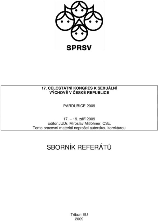 17. Celostátní kongres k sexuální výchově v České republice; Sborník referátů