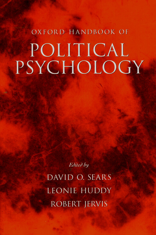 Oxford handbook of political psychology