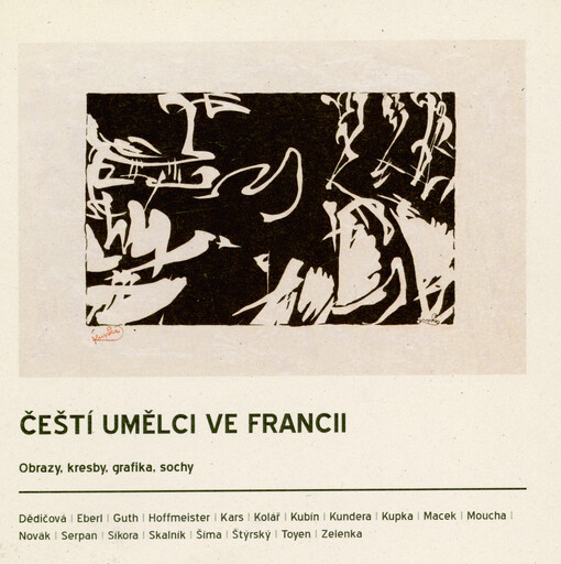 Čeští umělci ve Francii : obrazy, kresby, grafika, sochy : Chodovská tvrz březen - květen 2021