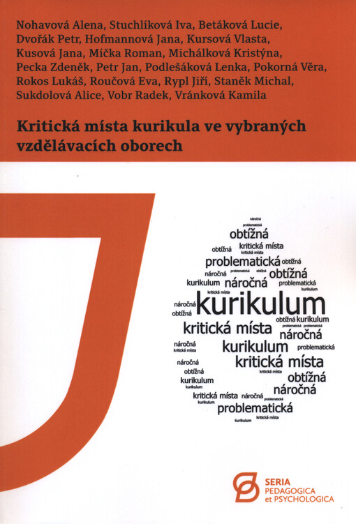 Kritická místa kurikula ve vybraných vzdělávacích oborech