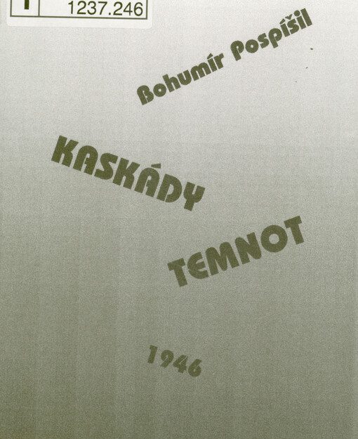 Kaskády temnot : poetický hold Villonovi