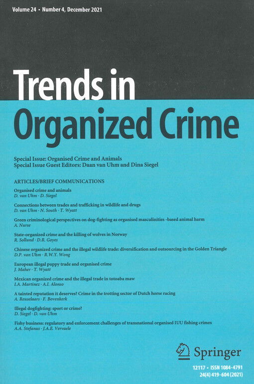 Trends in organized crime.