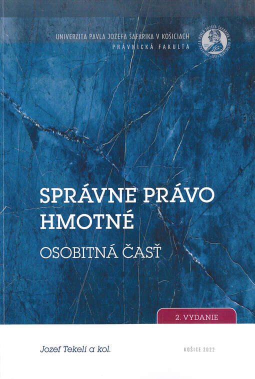 Správne právo hmotné : osobitná časť